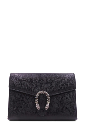 Mini Dionysus Wallet on Chain Black