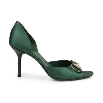 Gucci Peep-Toe Heels - Women's 9