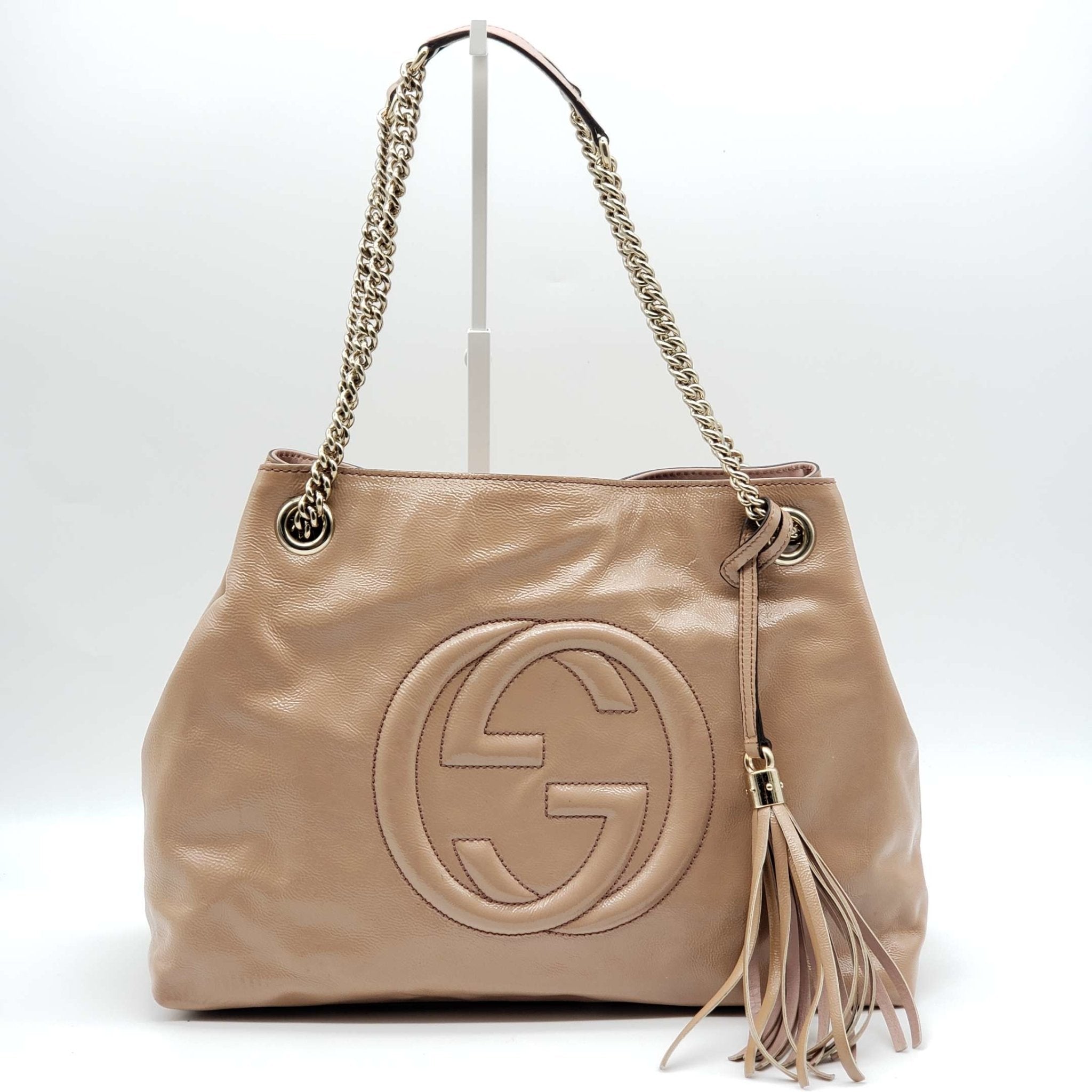 Gucci Soho Patent Leather Shoulder Bag