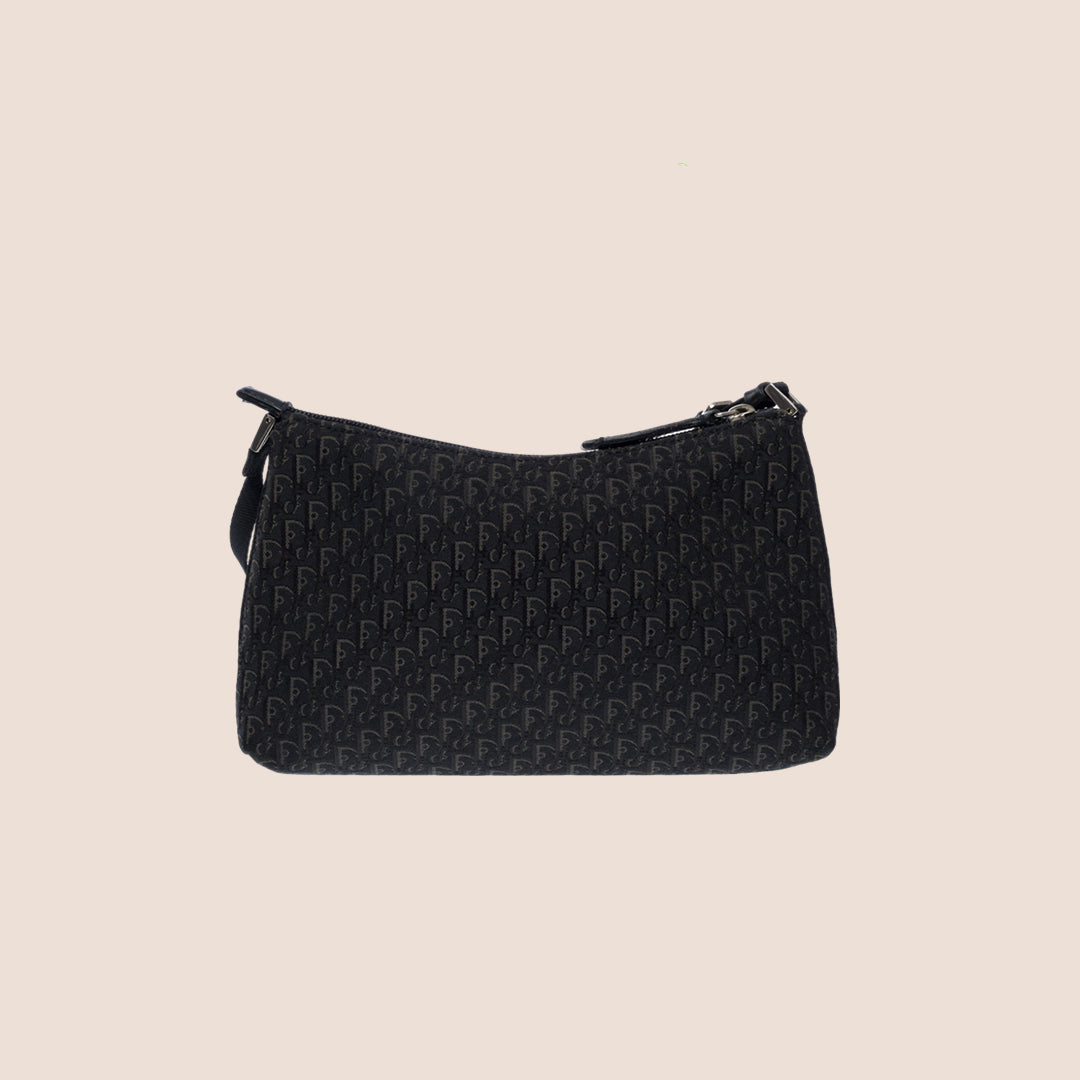 CHRISTIAN DIOR BLACK TROTTER MINI SHOULDER BAG