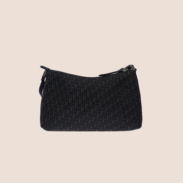 CHRISTIAN DIOR BLACK TROTTER MINI SHOULDER BAG