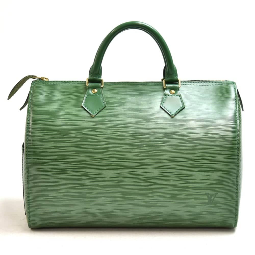 Louis Vuitton Speedy 30 Green Epi