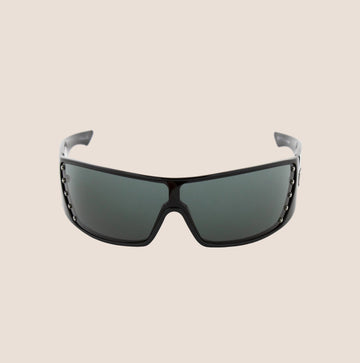 CHRISTIAN DIOR BLACK STELLE SHIELD SUNGLASSES