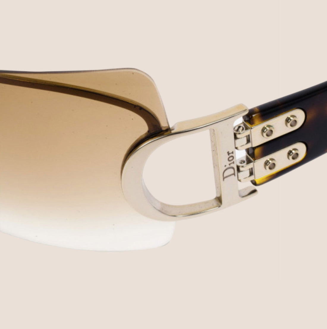 CHRISTIAN DIOR BROWN CLEAR AIRSPEED 1 SUNGLASSES