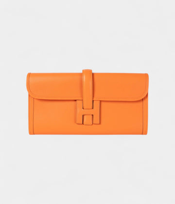 Hermès Jige 29 Clutch Orange Swift