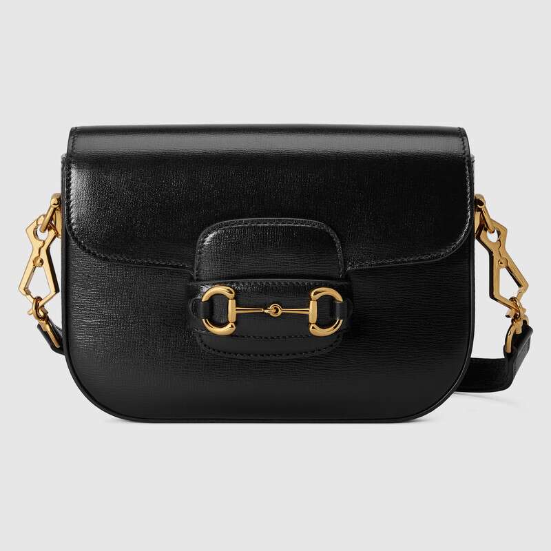 Gucci Horsebit 1955 Mini Bag Black Leather
