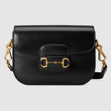 Gucci Horsebit 1955 Mini Bag Black Leather