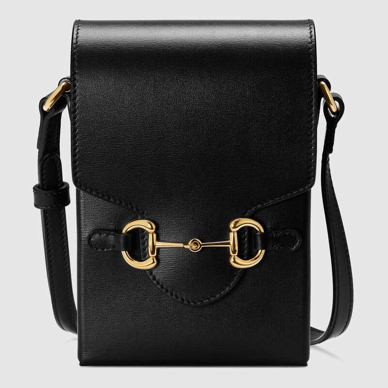 Gucci Horsebit 1955 Mini Bag Black Leather