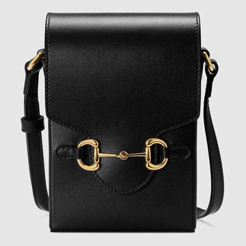 Gucci Horsebit 1955 Mini Bag Black Leather