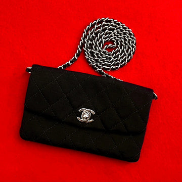 Chanel Matelassé Jersey Shoulder Bag Limited