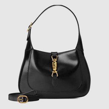 Gucci Jackie 1961 Small Shoulder Bag Black Leather