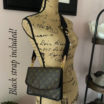 The Robin - Black/Brown Monogram Crossbody/Clutch