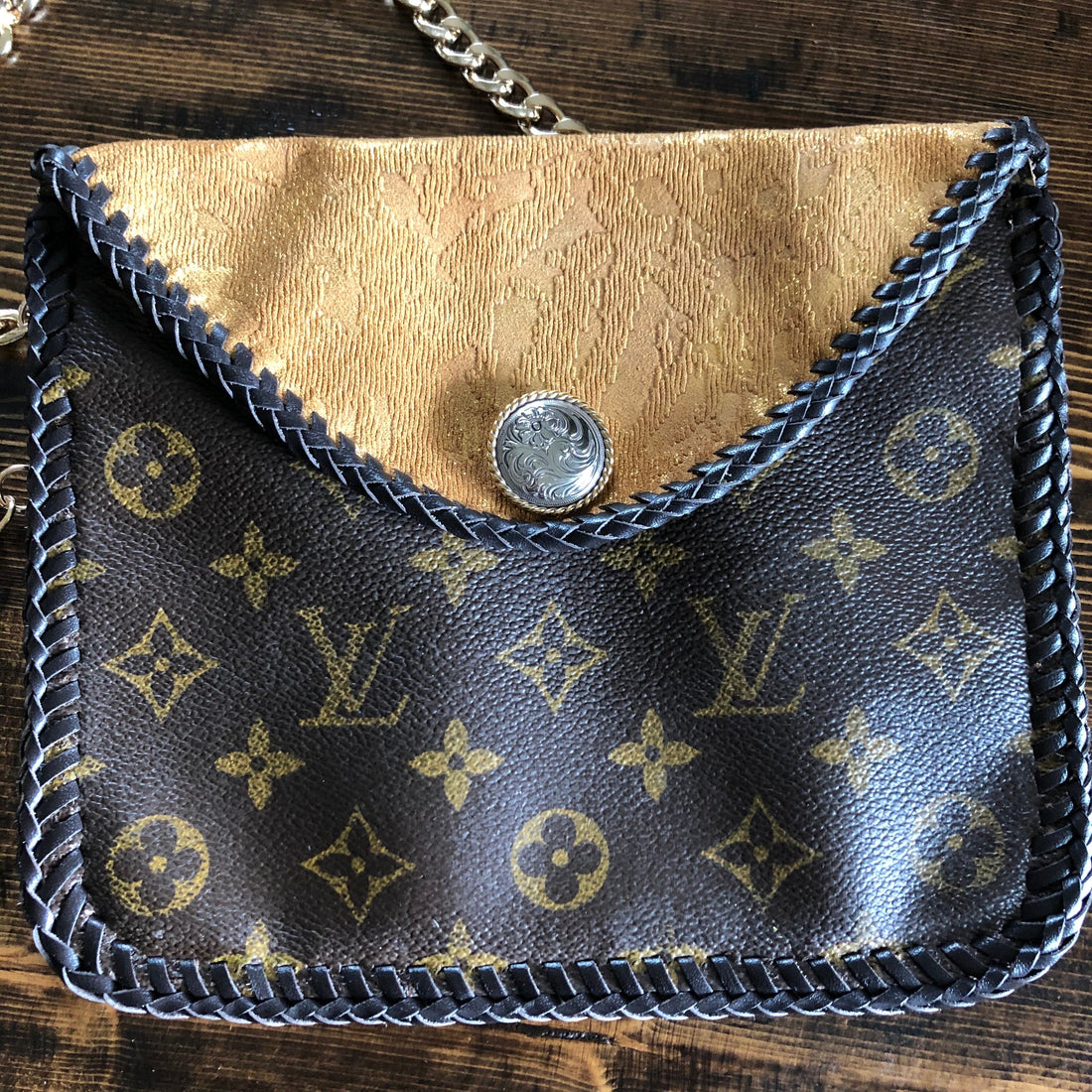 The Falcon with Back Pocket - GoldenPrestige Totes Bags Wristlet/Crossbody/Clutch