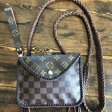 The Falcon -Prestige Totes Bags Damier/Monogram Mix Wristlet/Crossbody/Clutch
