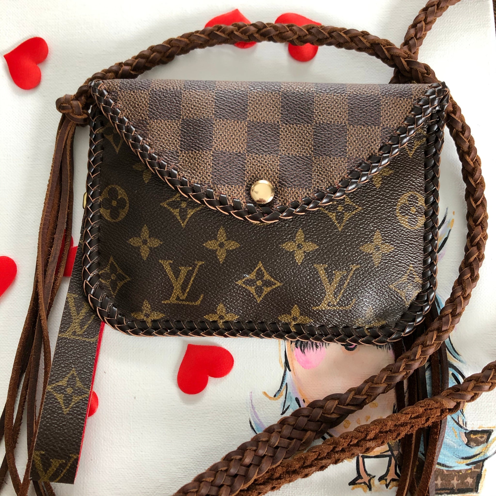 The Falcon - Damier/Monogram MixPrestige Totes Bags Wristlet/Crossbody/Clutch