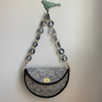 The Dove -Prestige Totes Bags Embroidered Monogram Lambskin Crossbody/Shoulder Bag