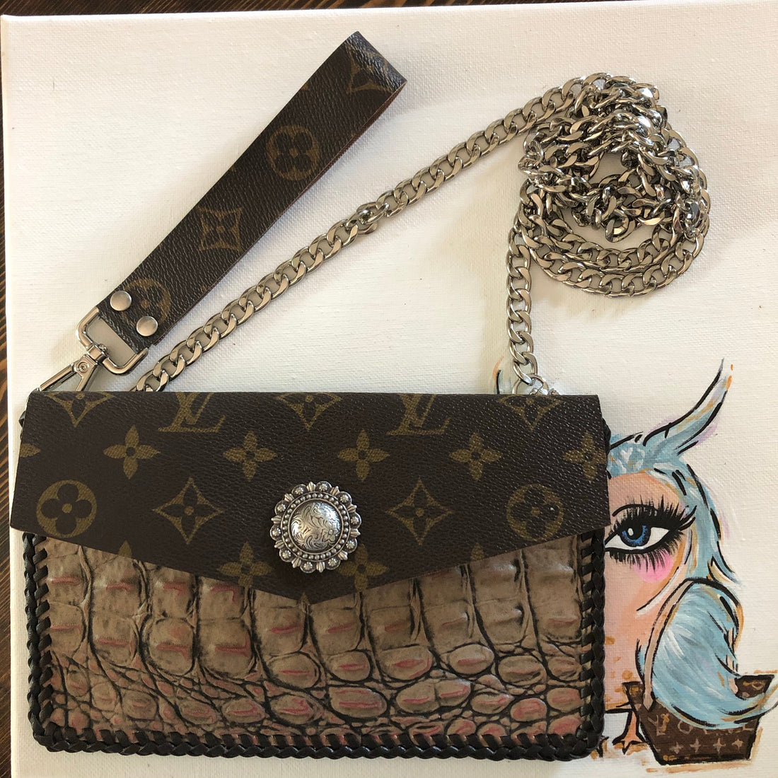 The Wren - BlushPrestige Totes Bags Wristlet/Crossbody/Clutch Bag