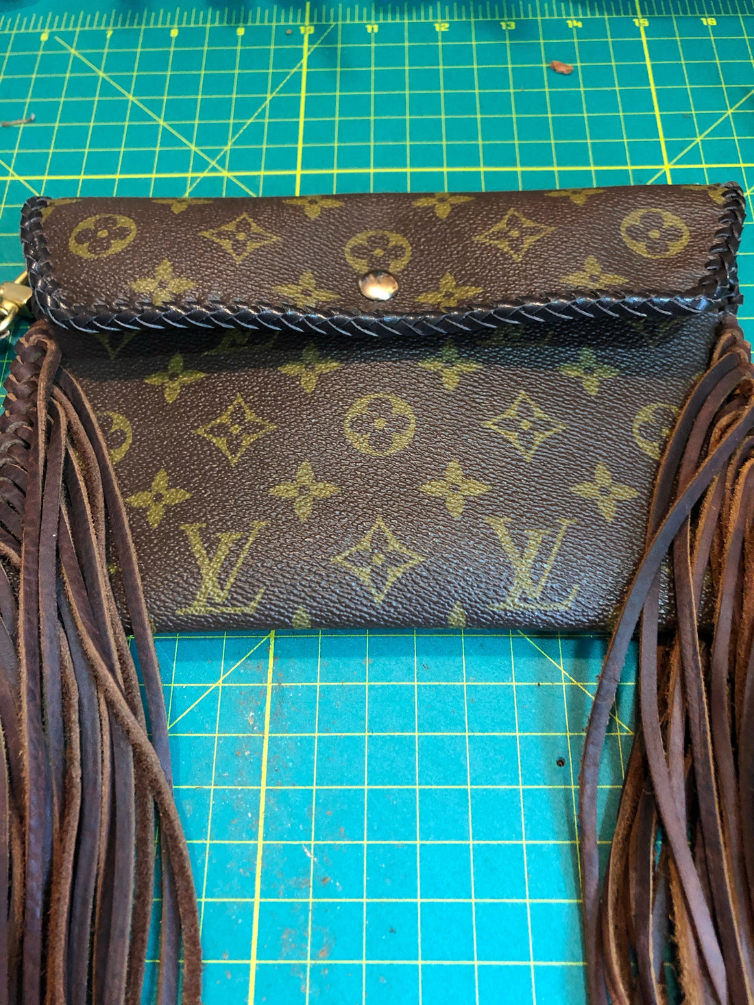 Final payment for Special Order Wren - Full Monogram FringedPrestige Totes Bags Wristlet/Crossbody/Clutch