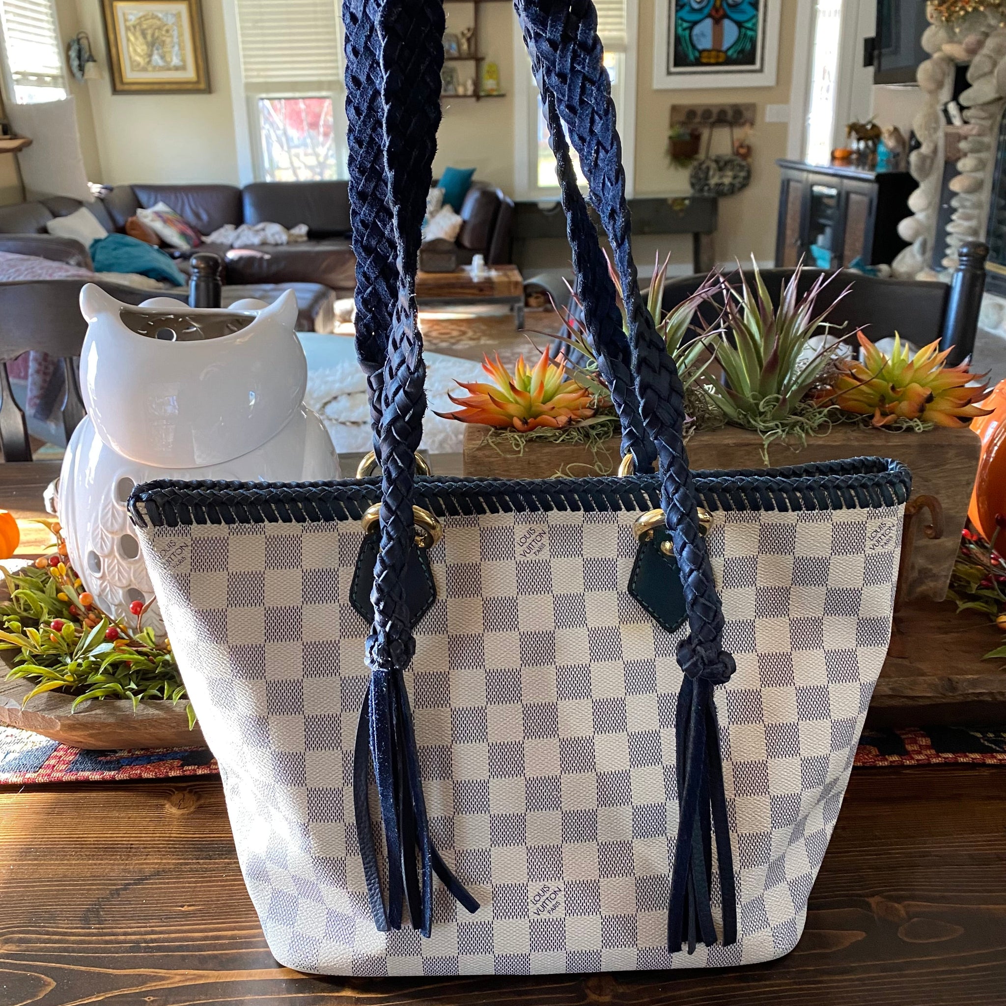 The Blue Jay -Prestige Totes Bags Damier Azur Shoulder Bag
