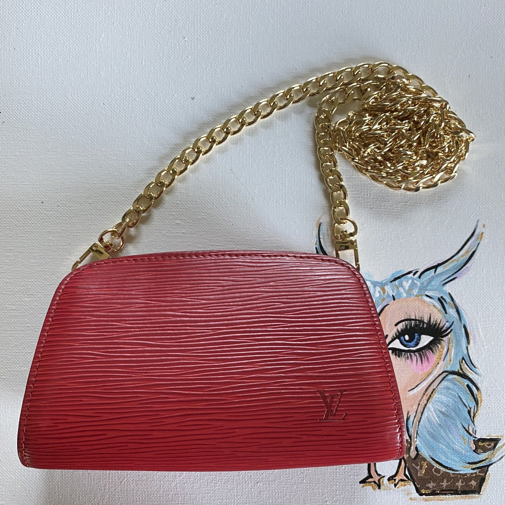 The Kinglet -Prestige Totes Bags Epi in Red Crossbody Bag