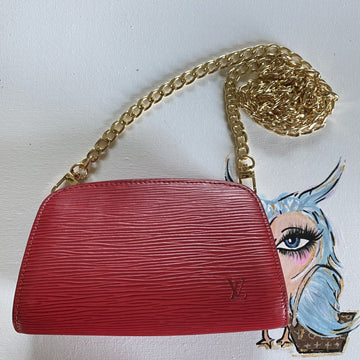 The Kinglet -Prestige Totes Bags Epi in Red Crossbody Bag