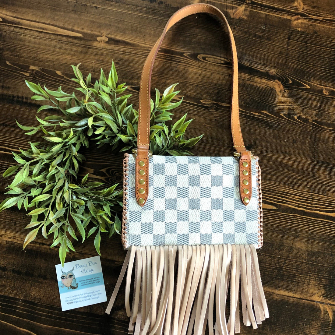 The Fancy Fringed Wren - CreamPrestige Totes Bags Shoulder Bag