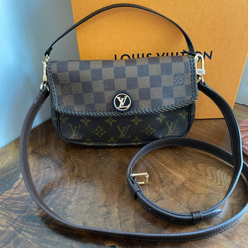 The Junco -Prestige Totes Bags Damier/Monogram Mix Crossbody Bag