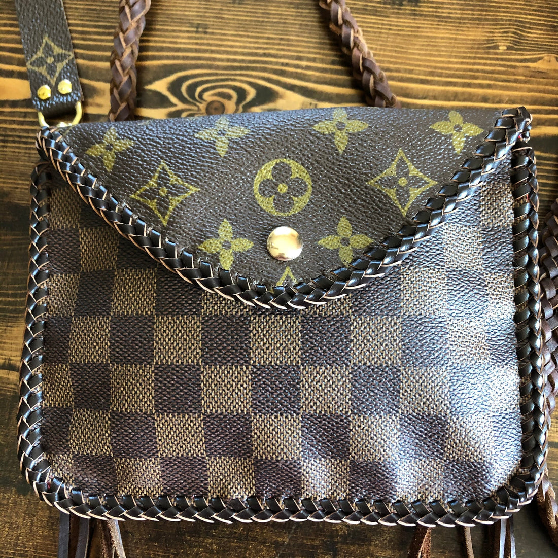 The Falcon -Prestige Totes Bags Damier/Monogram Mix Wristlet/Crossbody/Clutch