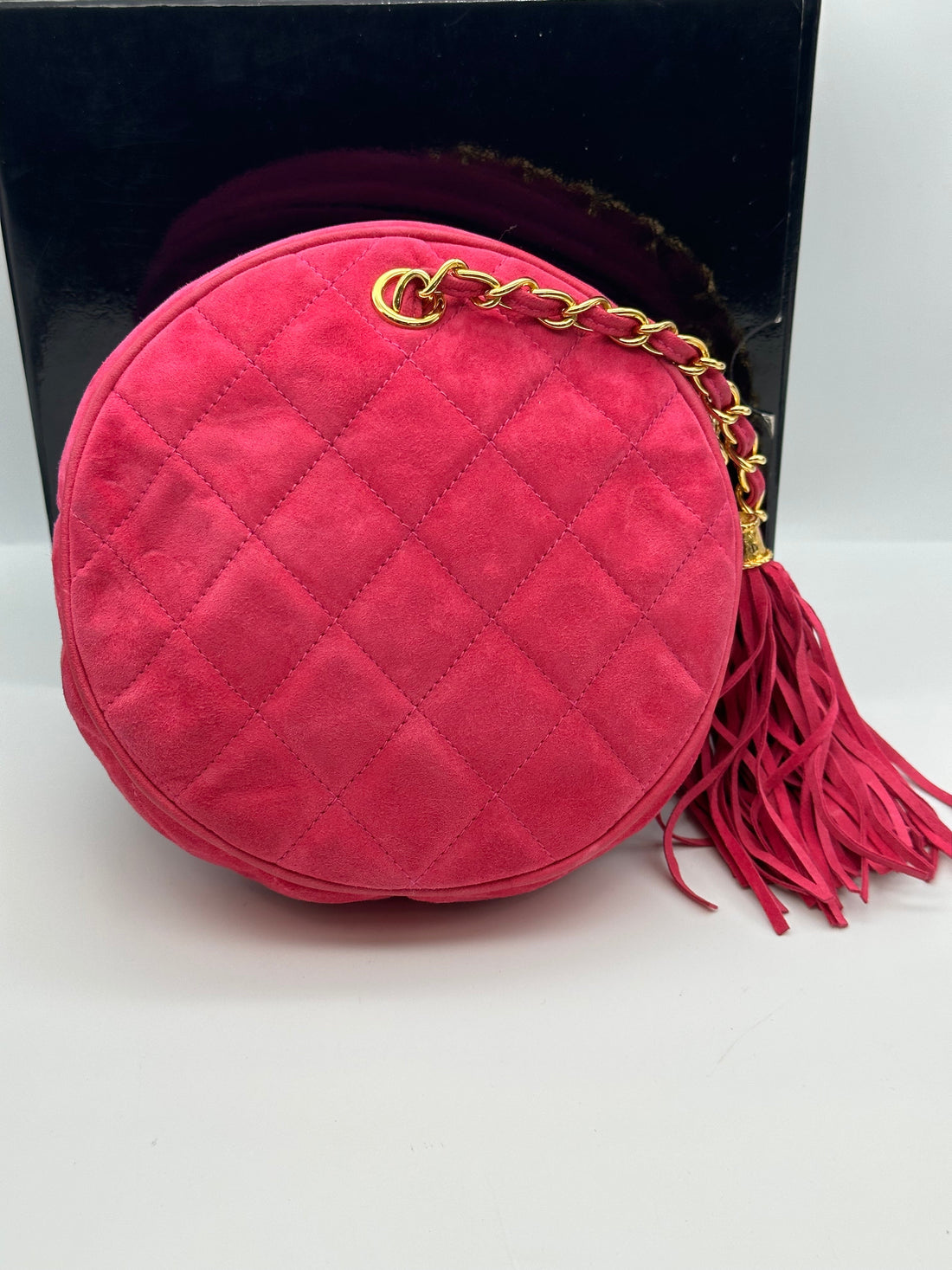 Vintage Chanel Round Clutch