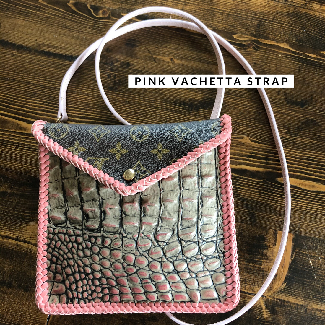 The Falcon - Blush Pink MonogramPrestige Totes Bags Crossbody