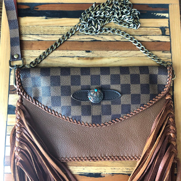 The Eagle - Fringed CognacPrestige Totes Bags Wristlet/Crossbody/Clutch Bag