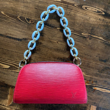 The Kinglet -Prestige Totes Bags Epi in Red Wristlet Bag