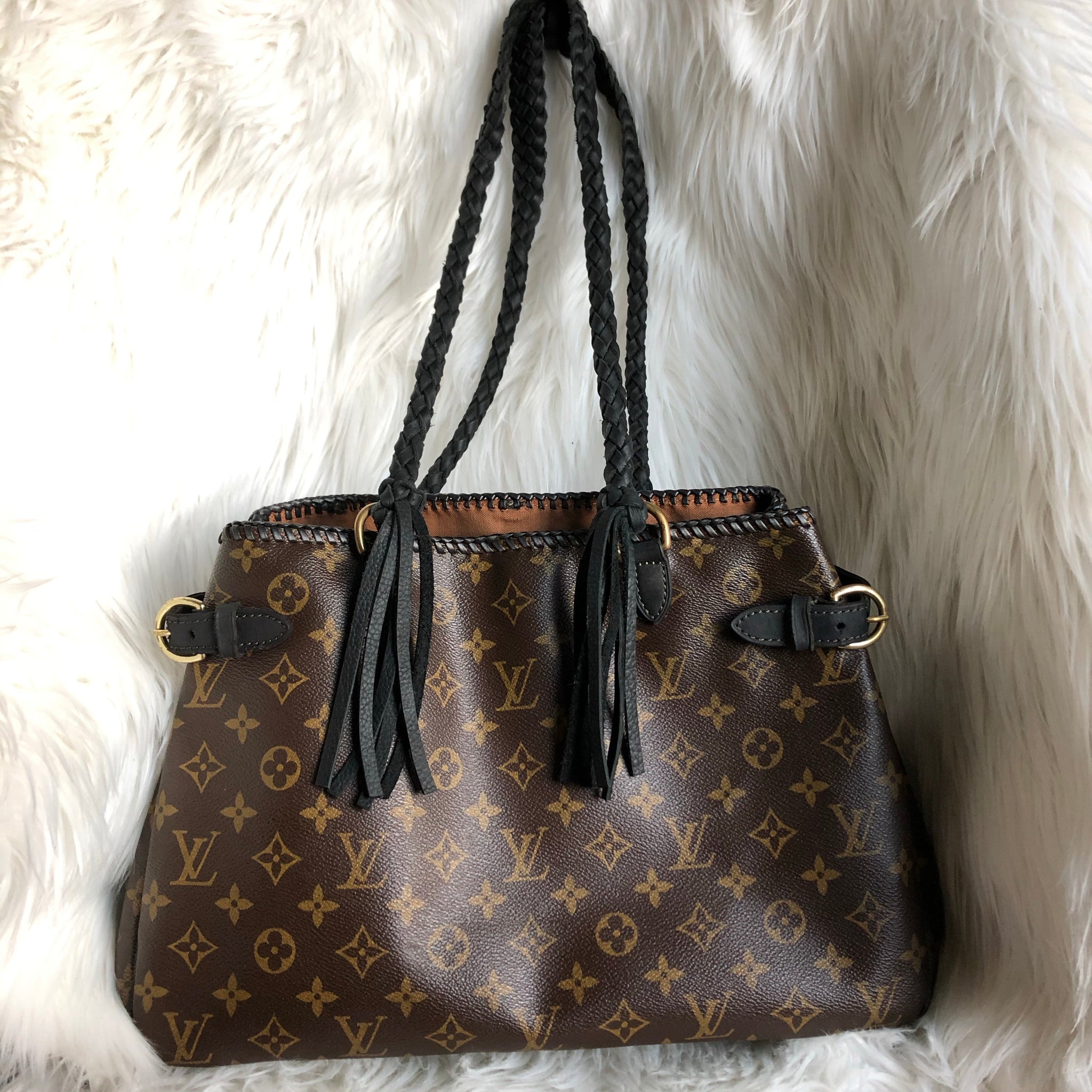 The BluePrestige Totes Bags in Black Monogram