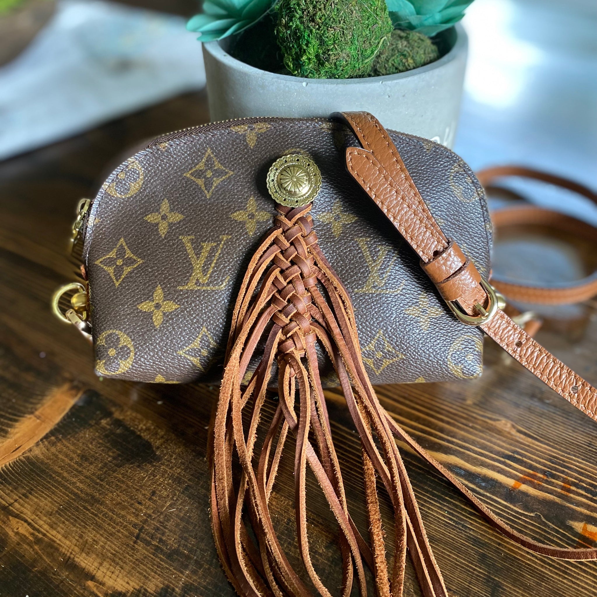 The Junco -Prestige Totes Bags Monogram in Brown Crossbody Bag