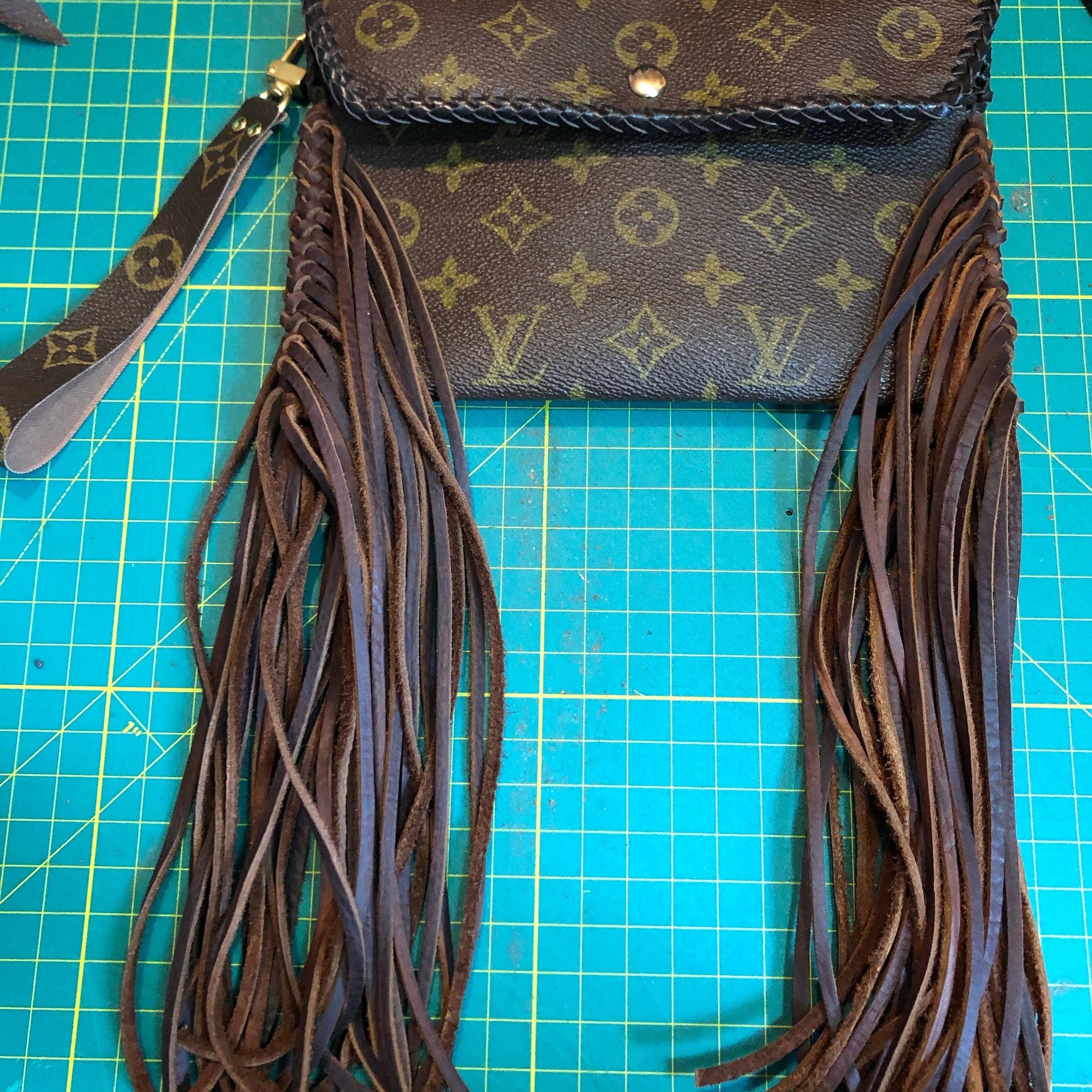 Final payment for Special Order Wren - Full Monogram FringedPrestige Totes Bags Wristlet/Crossbody/Clutch