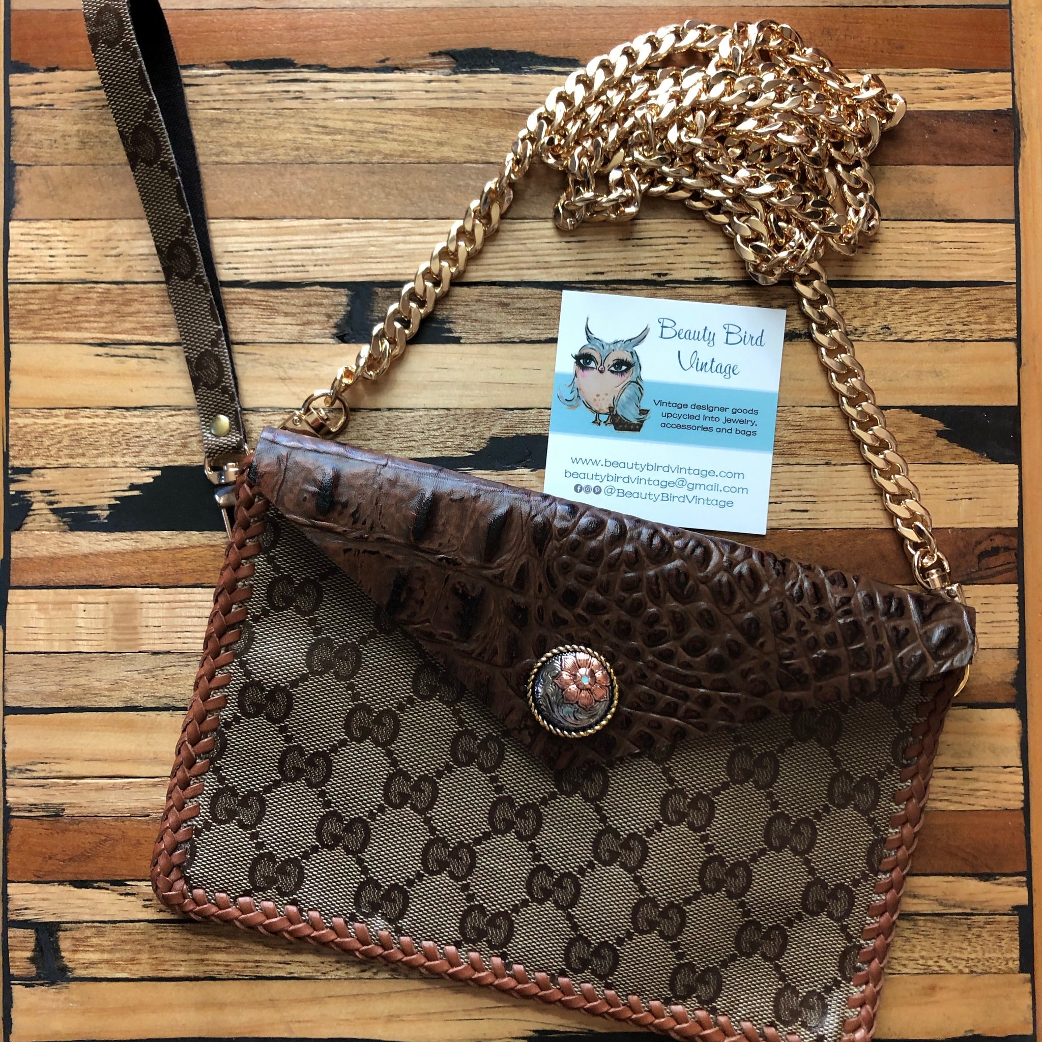 The Wren - GoldenPrestige Totes Bags Wristlet/Crossbody/Clutch Bag