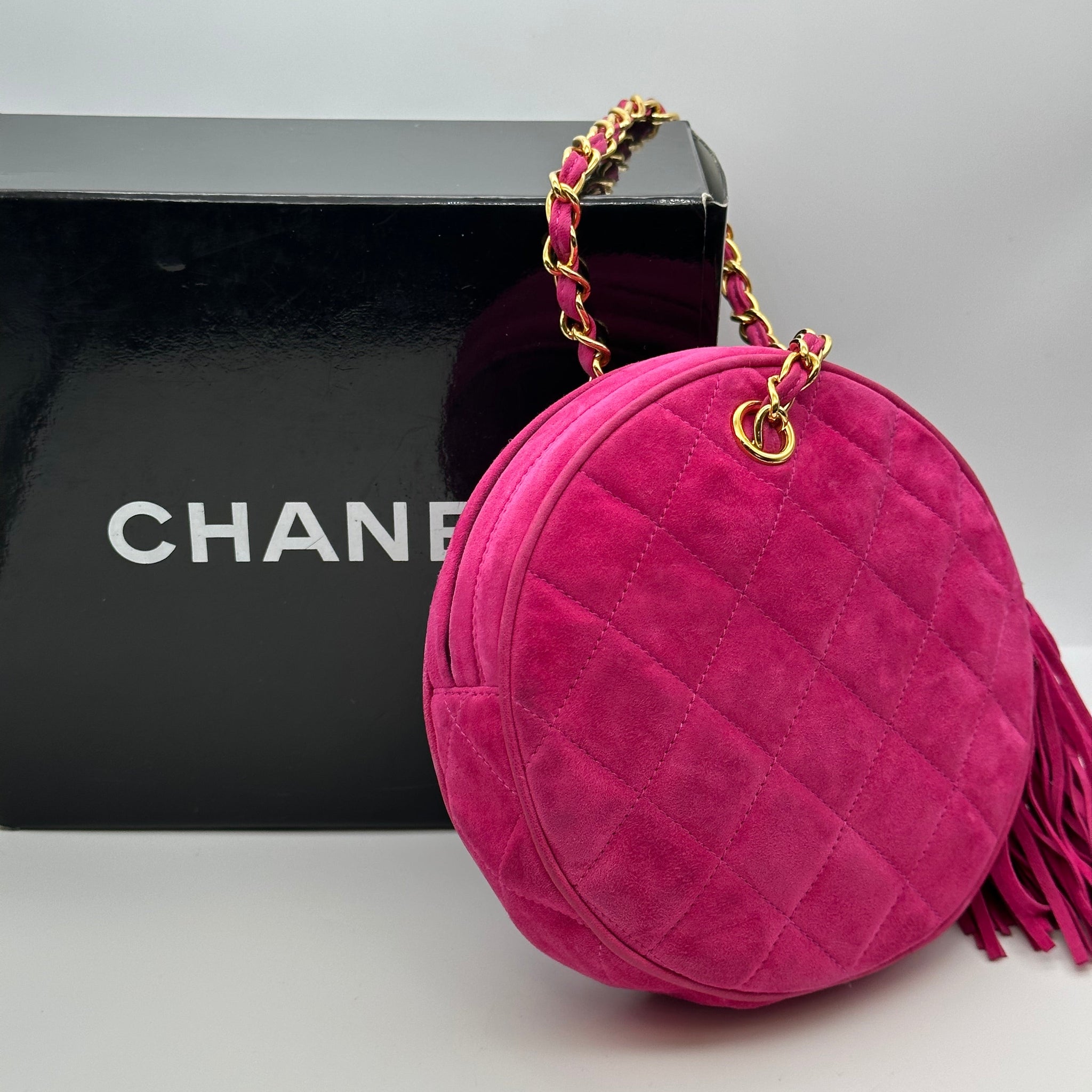 Vintage Chanel Round Clutch