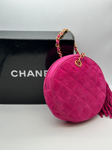 Vintage Chanel Round Clutch