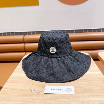 CHANEL BUCKET HAT BLACK 428190