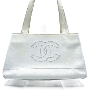Chanel Caviar Skin Coco Mark Tote Bag