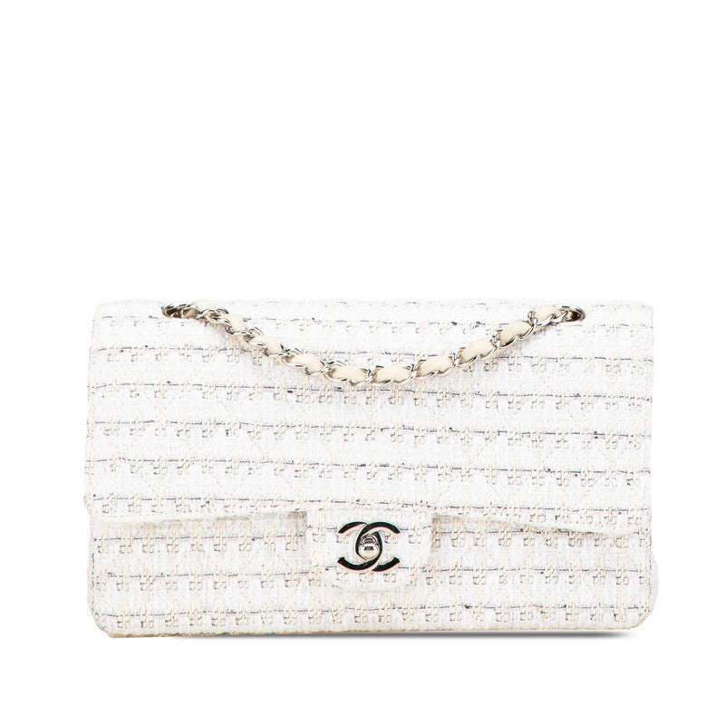 Chanel Matelasse 25 Tweed Leather 2way Shoulder Bag