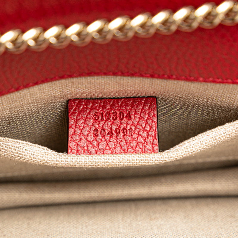 Gucci Leather Interlocking G Shoulder Bag 510304