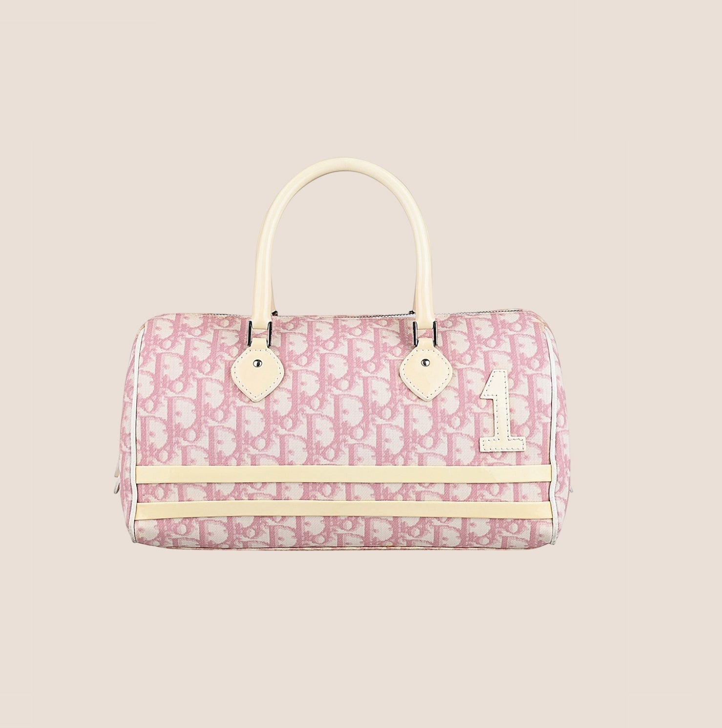 CHRISTIAN DIOR 2004 PINK TROTTER BOSTON BAG