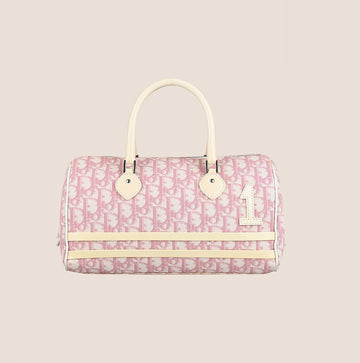 CHRISTIAN DIOR 2004 PINK TROTTER BOSTON BAG