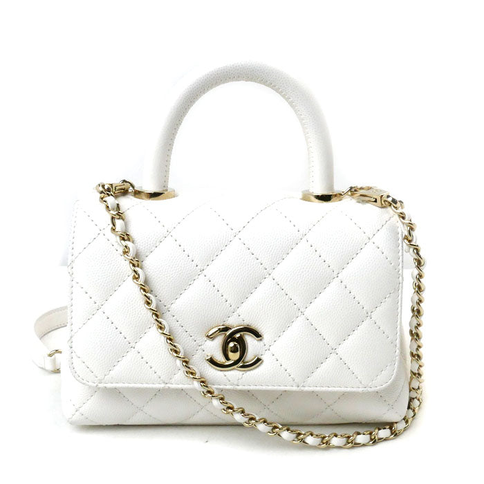 Chanel Caviar Coco Handle XXS 2Way Bag