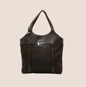 CHRISTIAN DIOR BROWN DIORISSIMO STREET CHIC TOTE BAG
