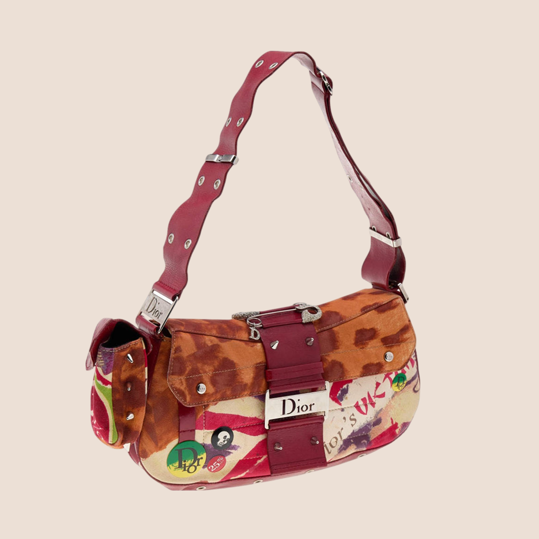 CHRISTIAN DIOR 2003 VICTIM STREET CHIC COLUMBUS SHOULDER BAG