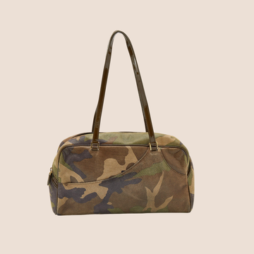 CHRISTIAN DIOR 2000 CAMOUFLAGE PRINT SATCHEL