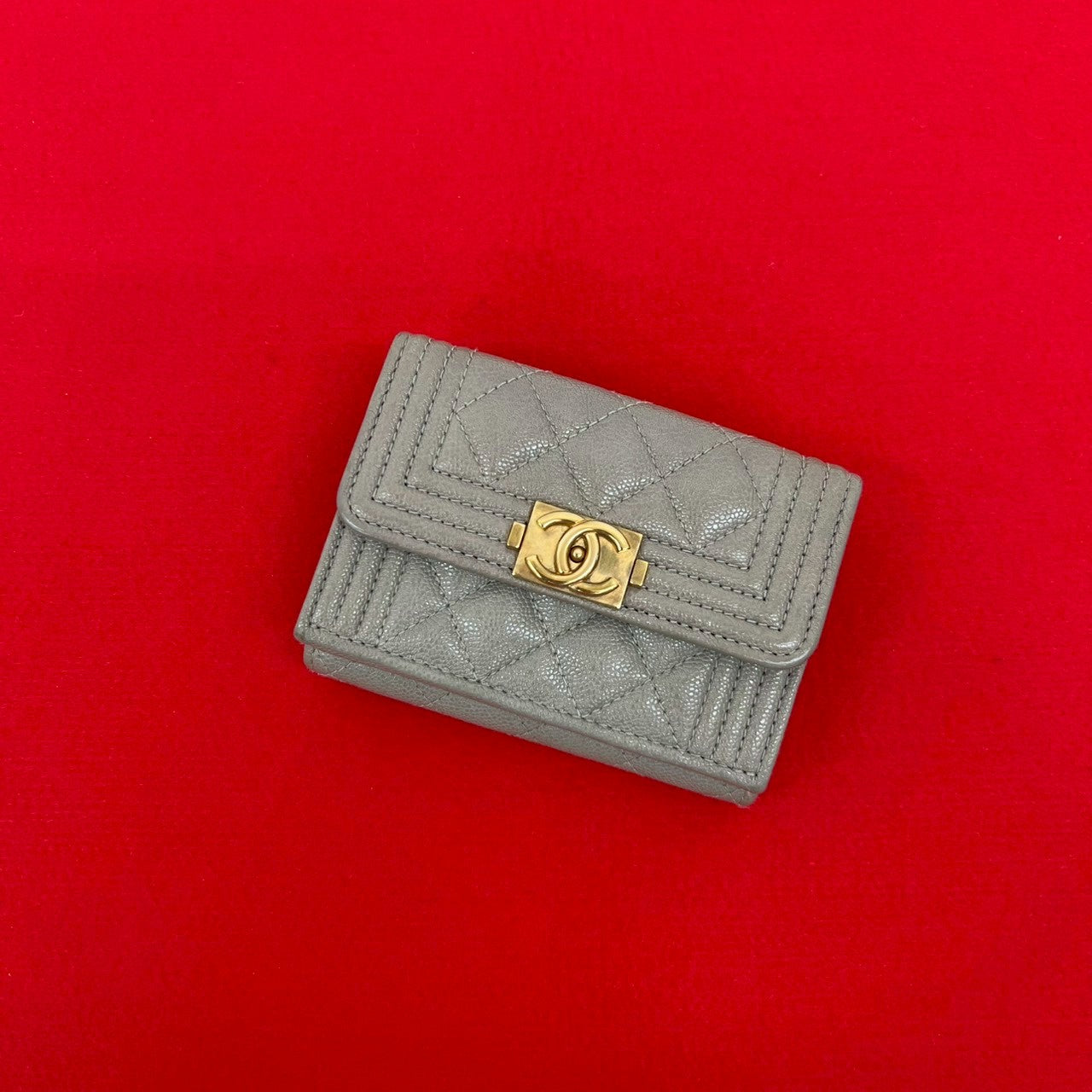Chanel Boy Chanel Caviar Wallet