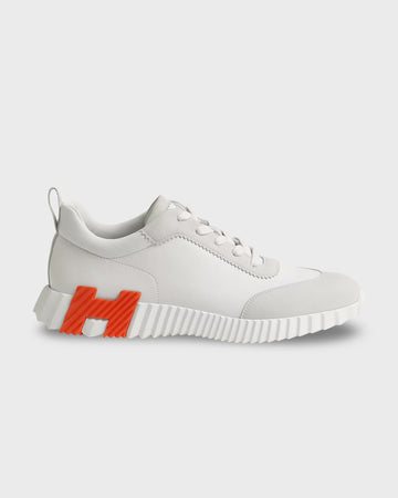 Hermes Bouncing Sneaker Blanc/Orange